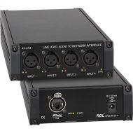 RDL AV-LN4 4-Channel Line-Level Audio to Dante Network Interface