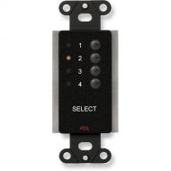 RDL DB-RC4ST 4-Channel Remote Control for ST-SX4 4x1 Audio Switcher (Black)