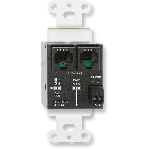  RDL DB-TPR1A Active Single Pair RJ45 Receiver Module (Black)