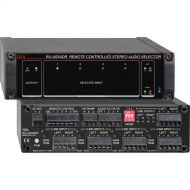 RDL RACK-UP 4x1 Remote-Controlled Stereo Audio Switcher with VCA