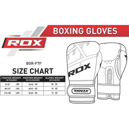  RDX Women Boxing Gloves Maya Hide Leather Gel Sparring Glove Punching Bag Ladies Mitts Training Muay Thai F7