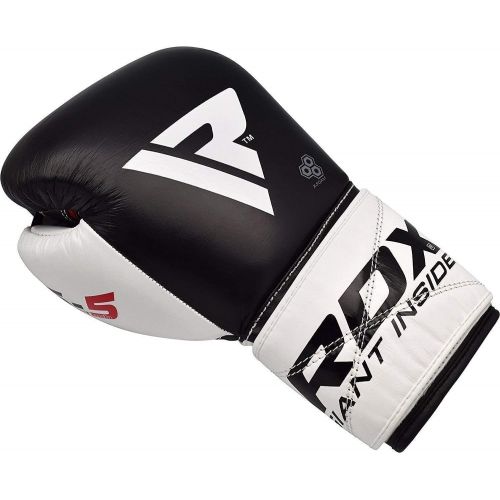  RDX Boxing Gloves Training Sparring Punching Glove Cow Hide Leather Muay Thai Fighting Bag Mitts Kickboxing