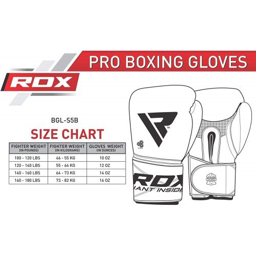  RDX Boxing Gloves Training Sparring Punching Glove Cow Hide Leather Muay Thai Fighting Bag Mitts Kickboxing