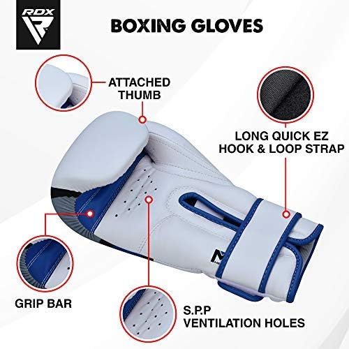  RDX Ego Boxing Gloves Muay Thai Training Professional Maya Hide Leather Sparring Punching Bag Mitts Kickboxing Fighting