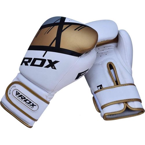  RDX Ego Boxing Gloves Muay Thai Training Professional Maya Hide Leather Sparring Punching Bag Mitts Kickboxing Fighting