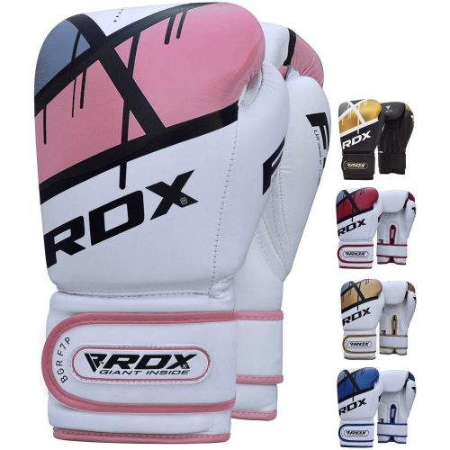  RDX Ego Boxing Gloves Muay Thai Training Professional Maya Hide Leather Sparring Punching Bag Mitts Kickboxing Fighting