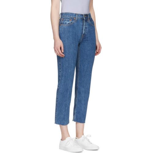  REDONE Blue Originals Stove Pipe Jeans