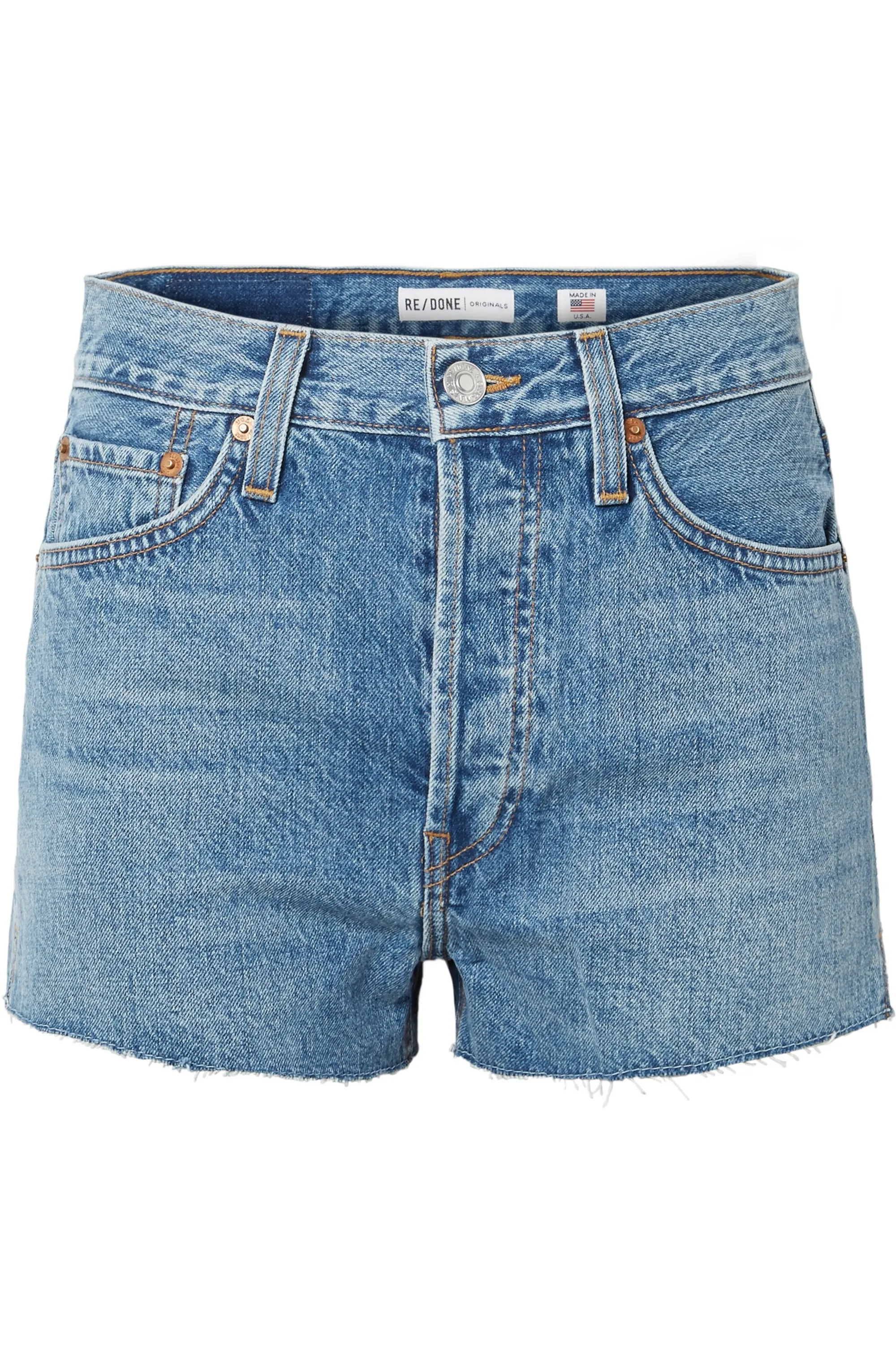 REDONE The Short frayed denim shorts