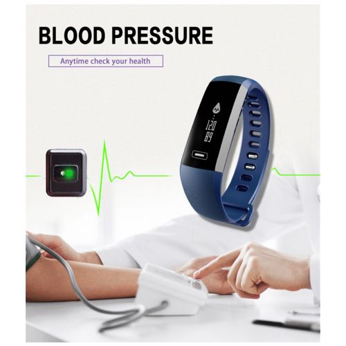  Smart Watch, Fitness Tracker, READ R5.PRO Heart Rate Monitor Blood Pressure Bracelet Pedometer Activity Tracker Sleep Monitoring Call SMS SNS Remind Watch for Android iOS (Purple)