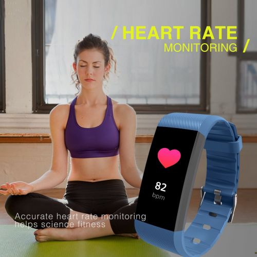  Blood Pressure Monitor Fitness Tracker Heart Rate Monitor READ R11 Pedometer Calorie Counter Activity Tracker Sleep Monitoring IP67 Waterproof Call SMS SNS Remind Watch for Android