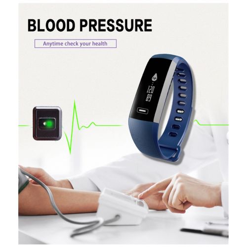  Smart Watch, Fitness Tracker, READ R5.PRO Heart Rate Monitor Blood Pressure Bracelet Pedometer Activity Tracker Sleep Monitoring Call SMS SNS Remind Watch for Android iOS (Grey)