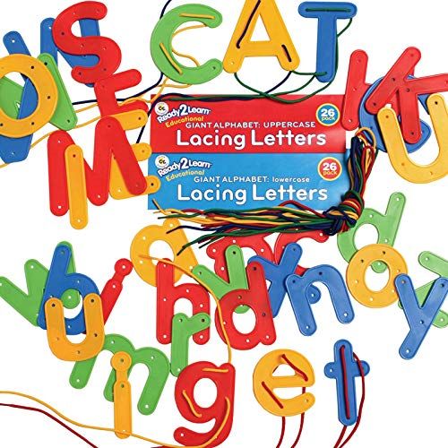  Center Enterprises Inc. Ready2Learn Lacing Letters, Upper and Lowercase