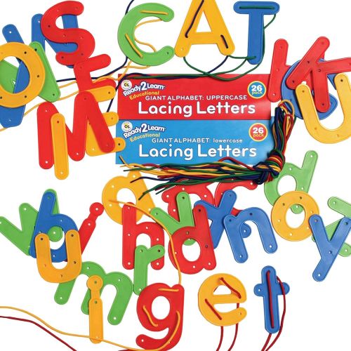  Center Enterprises Inc. Ready2Learn Lacing Letters, Upper and Lowercase