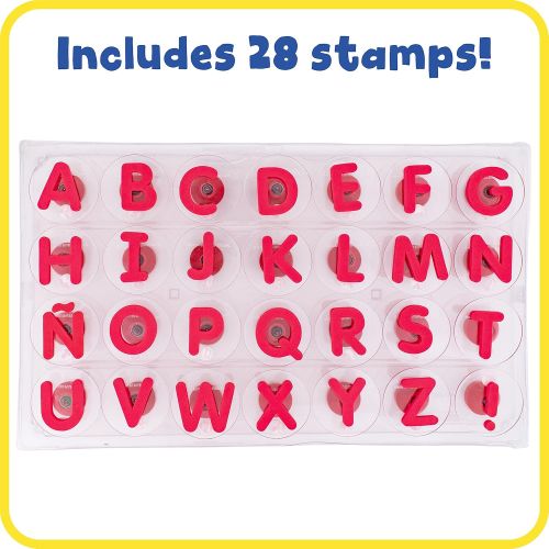  Center Enterprises Inc. Ready2Learn Giant Stampers, Alphabet Letters Uppercase, 28/Set
