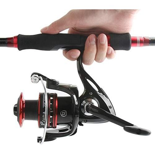  [아마존베스트]REAWOW Telescopic Fishing Rod and Reels Combo Portable Carbon Super Light Fishing Rod Bass Fishing Reel Sea Fishing Reels Spinning Wheel Reel