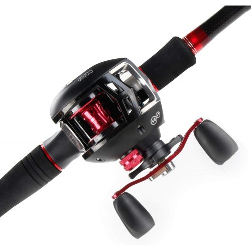  [아마존베스트]REAWOW Telescopic Fishing Rod and Reels Combo Portable Carbon Super Light Pistol Grip Fishing Rod Bass Fishing Reel Sea Fishing Reels Baitcast Reel 2 Pieces