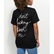 REBEL SOUL Rebel Soul Dont Fucking Touch Me Black T-Shirt