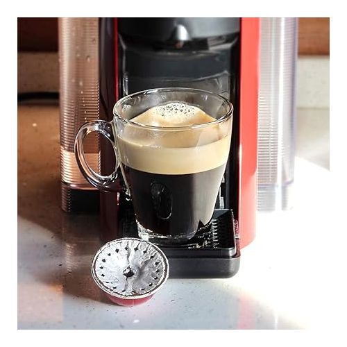  RECAPS Aluminum Foils Lids Seals to Reuse Coffee Pods Reusable Coffee Filter Refillable Filter Compatible with Nespresso VertuoLine Vertuo Only 100 Pcs 62mm