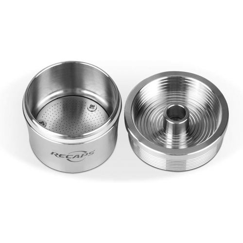  RECAPS Stainless Steel Refillable Filter Reusable Pod Compatible with Illy Machines 1 Piece