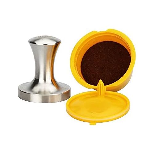  RECAPS Edelstahl Espresso Kaffee Tamper Fuellung Werkzeug Kompatibel Mit Dolce Gusto Maschine wiederverwendbare nachfuellbare Kapseln 41 mm