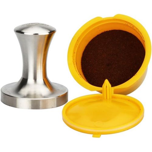  RECAPS Edelstahl Espresso Kaffee Tamper Fuellung Werkzeug Kompatibel Mit Dolce Gusto Maschine wiederverwendbare nachfuellbare Kapseln 41 mm