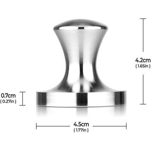  RECAPS Stainless Steel Espresso Coffee Tamper Filling Tool Compatible with Nespresso Vertuoline Original Pods 45mm But Not Compatible with Reusable Pods