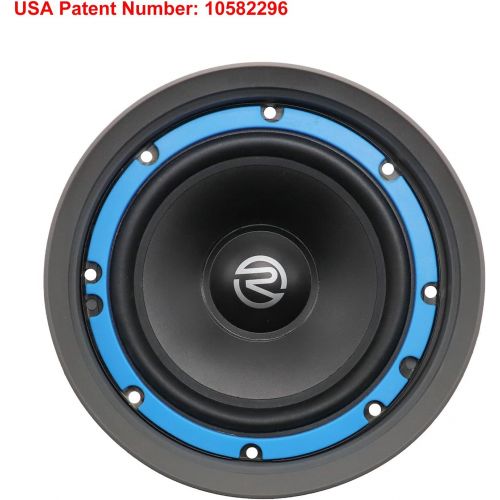 Recoil SPB65 Foldable Silicone 6.5” Car Speaker Baffle Kits with Egg Crate Foam for Sound Quality Improvement and Speaker Protection One Pair (6.5”)