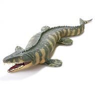 RECUR Mosasaurus Dinosaur Figurines Jurassic Toys, High Simulation Hand-Painted Real Feel Dinosaur Toy Realistic Animal Decorative Collection Gift for Kids Toddler Children Boys Ed