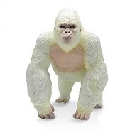 RECUR Large Albino Gorilla Toys King Kong White - Realistic Hand Painted Walking Gorilla Ape Wild Animal Figurine Model  Replica Gorilla Monkey Figure Gift for Collectors & Boys K