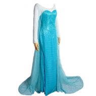 RED DOT BOUTIQUE Red Dot Boutique 515 - Frozen Queen Elsa Adult Woman Gown Cosplay Costume Dress Blue