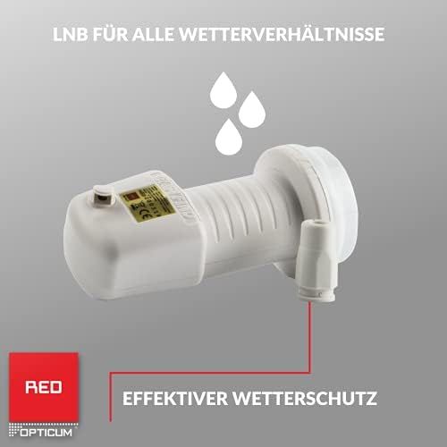  [아마존베스트]-Service-Informationen Opticum Easyfind Universal-LNB (mit integrierter Easy-Find-Satfinder-Farb-LED) weiss