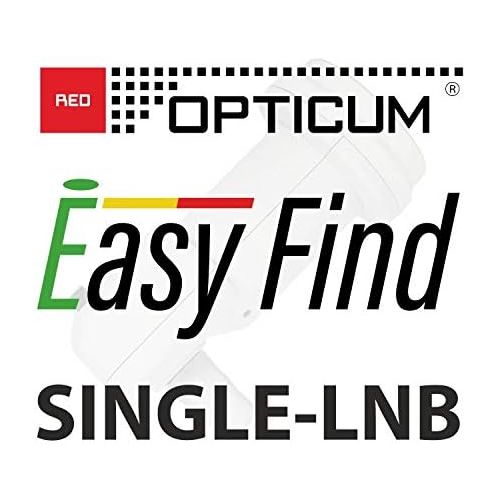  [아마존베스트]-Service-Informationen Opticum Easyfind Universal-LNB (mit integrierter Easy-Find-Satfinder-Farb-LED) weiss