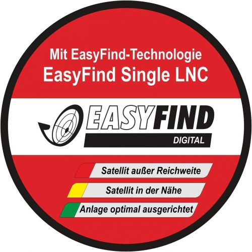  [아마존베스트]-Service-Informationen Opticum Easyfind Universal-LNB (mit integrierter Easy-Find-Satfinder-Farb-LED) weiss