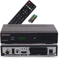 RED Opticum Opticum AX C100 HD DVB C Digital Kabel Receiver (HDTV, DVB C, HDMI, SCART, USB) schwarz