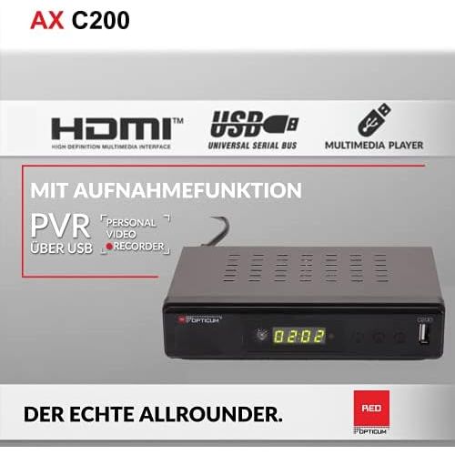  RED Opticum Opticum HD C200 DVB C receiver