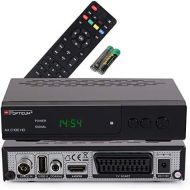 RED Opticum Opticum AX C100 HD DVB C Digital Kabel Receiver (HDTV, DVB C, HDMI, SCART, PVR, USB) schwarz