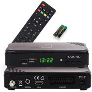 RED Opticum Opticum AX HD 150 HDTV Satellitenreceiver (PVR ready, Full HD 1080p, HDMI, USB, Scart, 12 Volt, ideal auch fuer Camping)