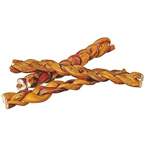  REDBARN NATURALS REDBARN - Braided Bully Sticks 9 - Priced per Single Stick Tasty Beefy chew