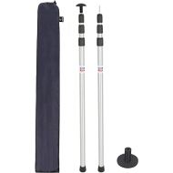 REDCAMP Aluminum Adjustable Camping Tarp Poles, Set of 2, 90