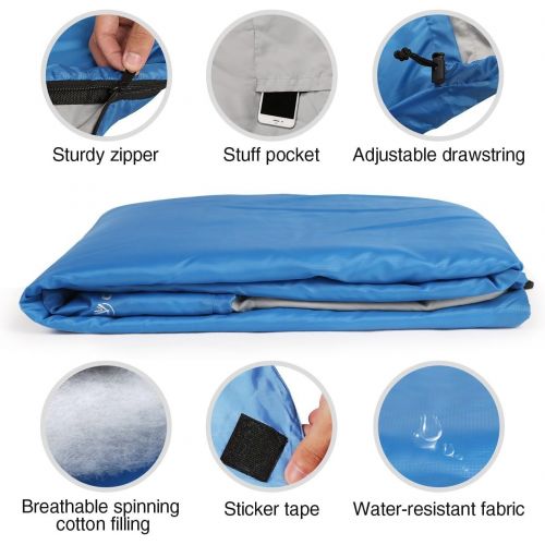  [아마존베스트]REDCAMP Ultra Lightweight Sleeping Bag for Backpacking, Comfort for Adults Warm Weather, with Compression Sack