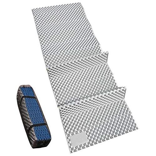  REDCAMP Closed Cell Foam Camping Sleeping Pad, 22 Wide Lightweight Folding Camping Pad for Hiking Backpacking, 72x22x0.75, Blue/Grey