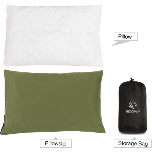  REDCAMP Small Camping Pillows for Sleeping, Cotton Ultralight Compressible Camp Pillow for Backpacking Hiking Outdoor Traveling