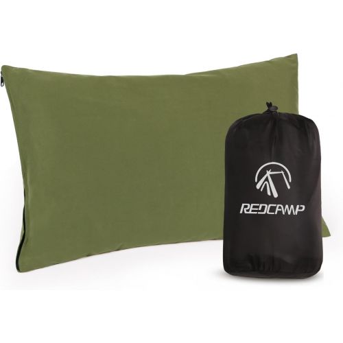  REDCAMP Small Camping Pillows for Sleeping, Cotton Ultralight Compressible Camp Pillow for Backpacking Hiking Outdoor Traveling