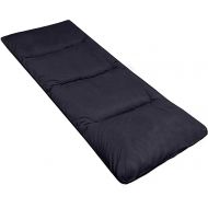 REDCAMP Cot Pads for Camping, Soft Comfortable Cotton Sleeping Cot Mattress Pad 75x29, Grey and Navy Blue