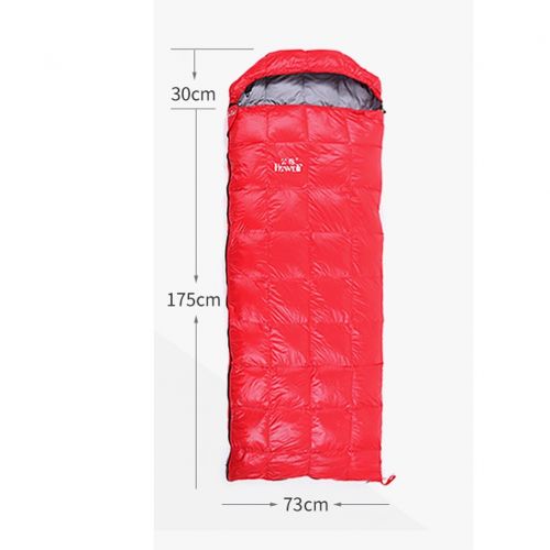  REDCAMP Sciever- Keep Warm Lunch Break Down Sleeping Bags Adult Outdoor Envelope Ultra-Light Sleeping Bag Spring and Autumn Camping Black
