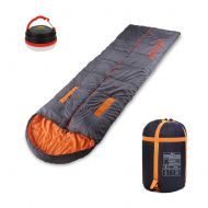 REDCAMP Micrael Home Envelope Adults 4 Seasons Sleeping Bag with Compression Sack Lightweight Comfort for Backpacking Hiking Traveling Excellent Camping Gear Equipment