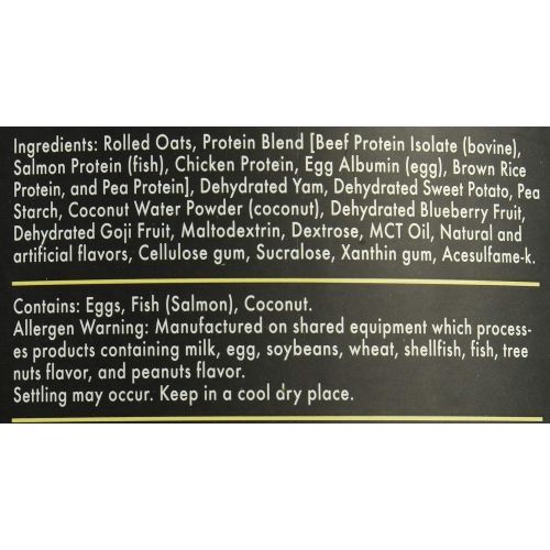  Redcon1 - MRE Real Whole Food - Chicken Protein, Salmon Protein, Oatmeal Powder & Dehydrated Sweet Potato - Real Whole Food Protein Powder Meal Replacement (Blueberry Cobbler, 7.15