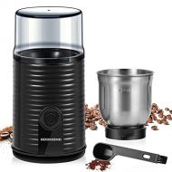 [아마존베스트]REDMOND Electric Coffee Grinder, Coffee Bean & Spice Grinder with 2.8 OZ Large Capacity Removable Cup, Stainless Steel Blade and 2-in-1 Cleaning Brush, 160W, Black, CG004