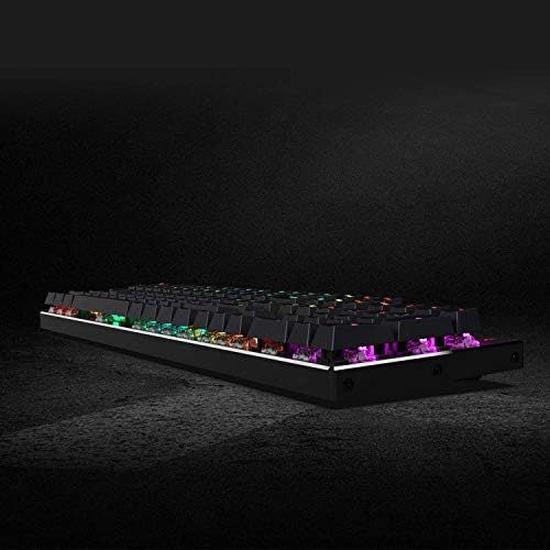  [아마존베스트]Redragon K556-DE Mechanical Gaming Keyboard RGB Backlight, Brown Switch with 105 Keys, Fully Programmable Gaming Keyboard, Metal Plate, 100% Anti-Ghosting (German Layout)