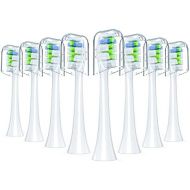 REDTRON Toothbrush Heads Compatible with Philips Diamond Clean Electric Toothbrush, Pack of 8 Attachments Works with Replacement Brushes Plaque Control, Gum Health, FlexCare, Healt